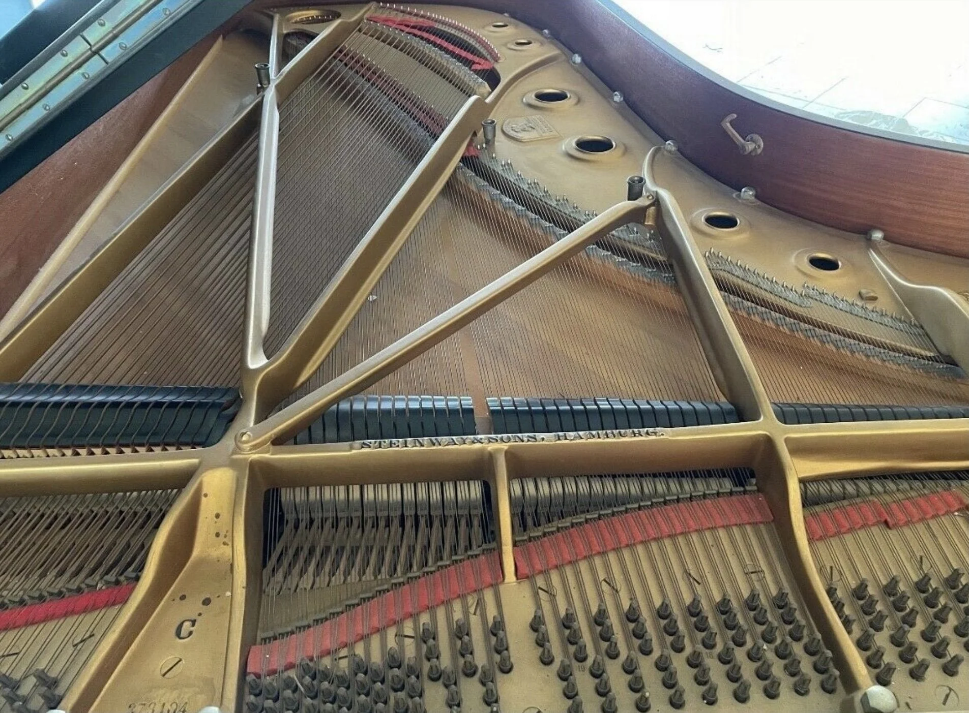 1963 Hamburg Steinway Grand Piano Model C - Image 7