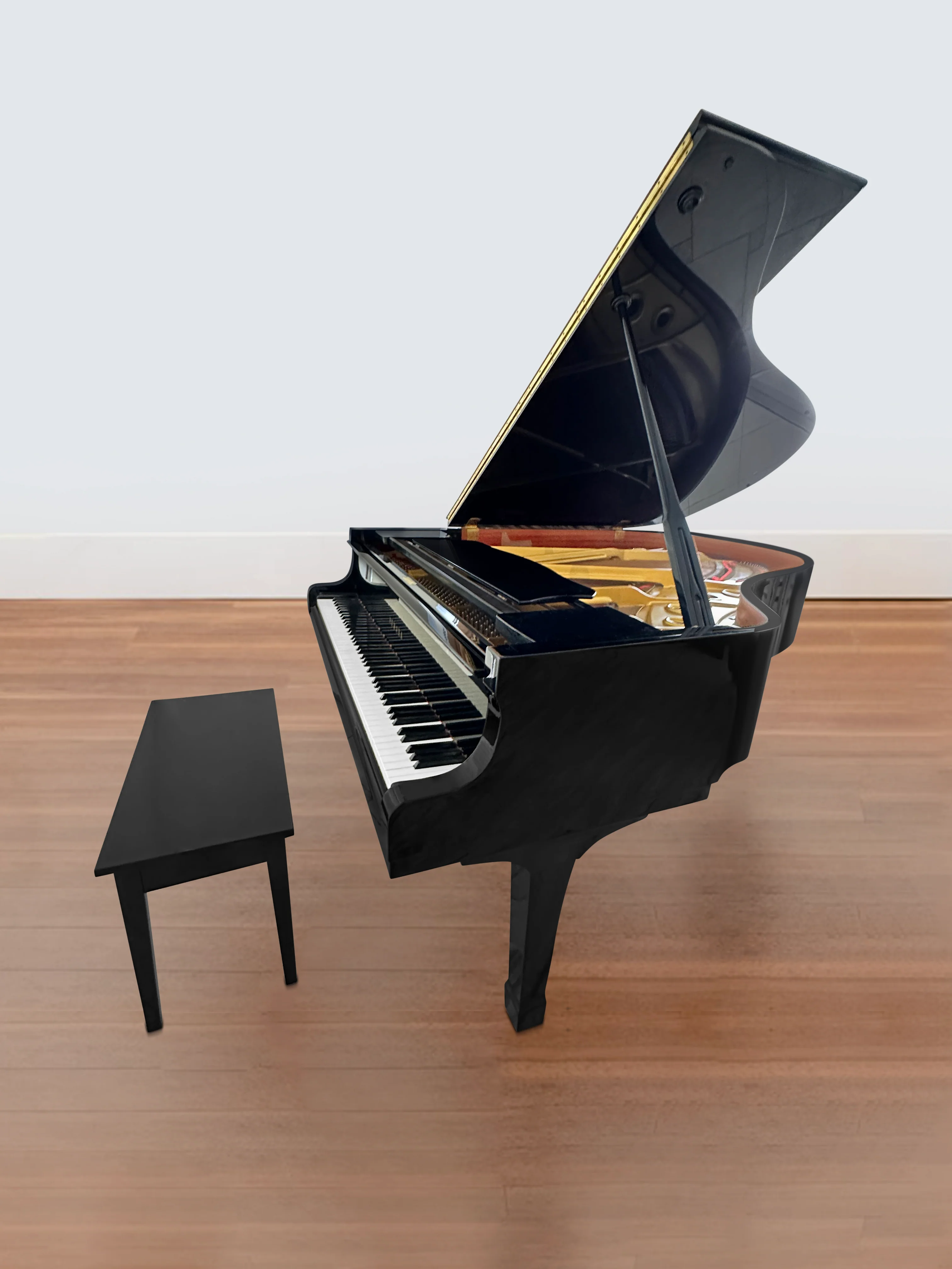 1983 Kawai KG-2D Grand Piano | Ebony - Image 3