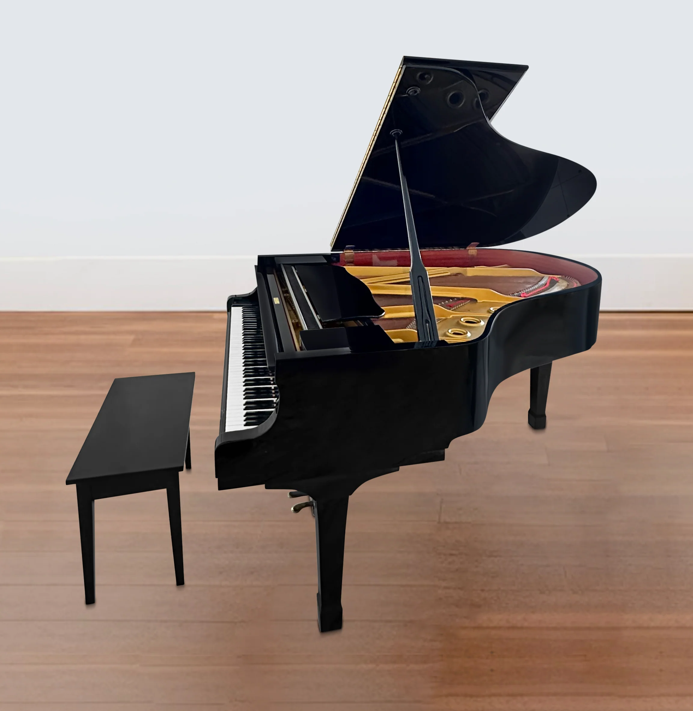 1986 Yamaha C3 Grand Piano | Ebony - Image 4