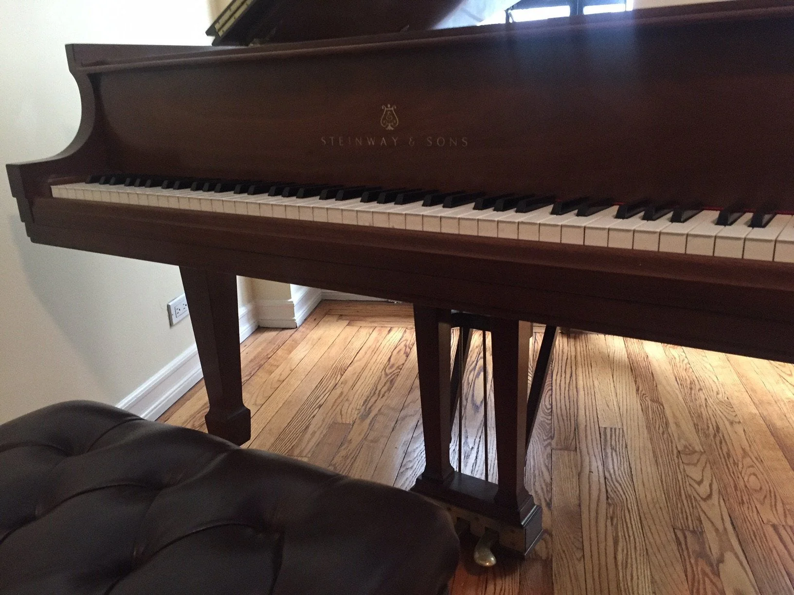 1988 Steinway Model M Grand Piano | French Walnut - Image 3