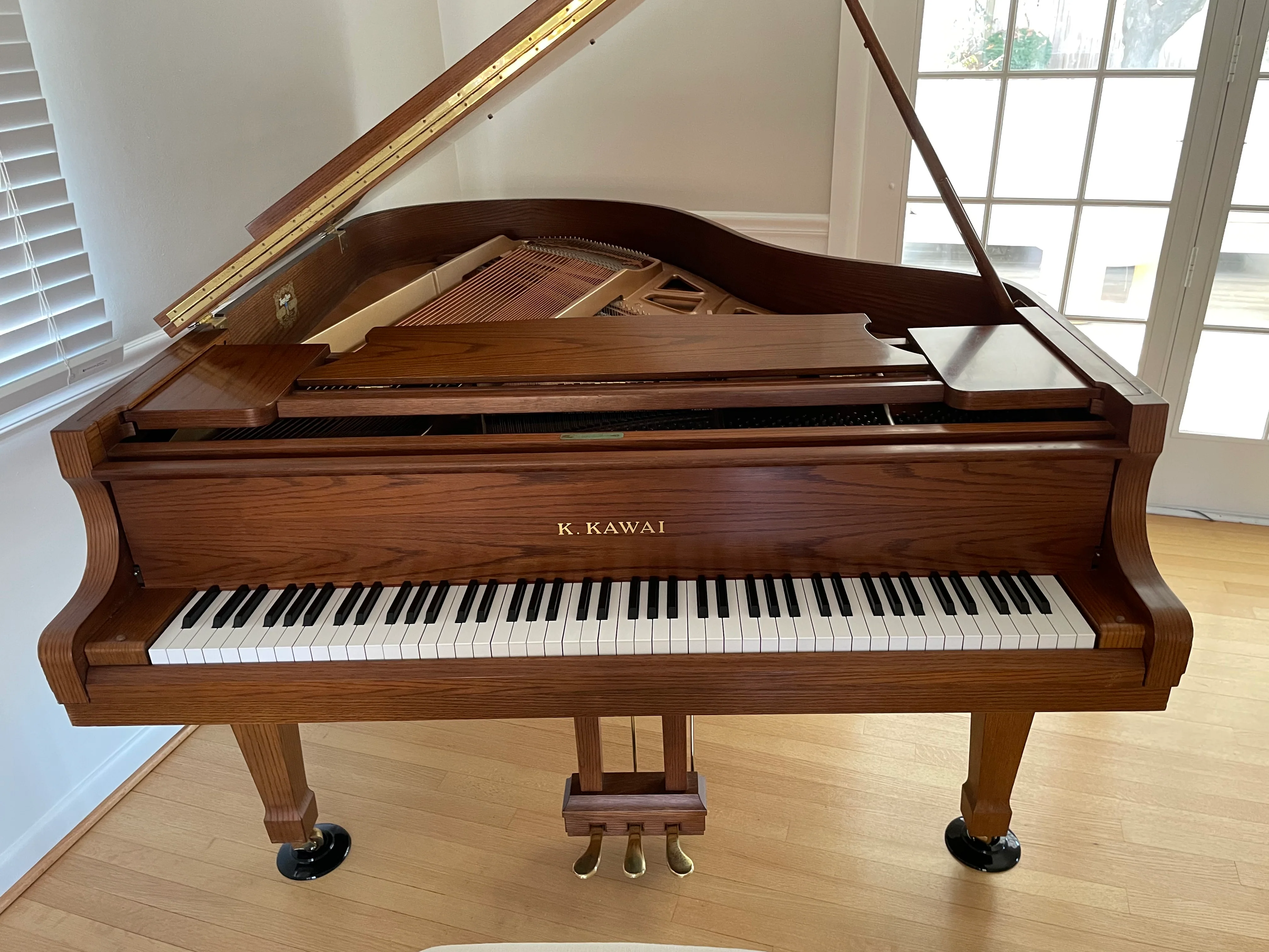 1990 Kawai KG-2E Grand Piano | Walnut - Image 5