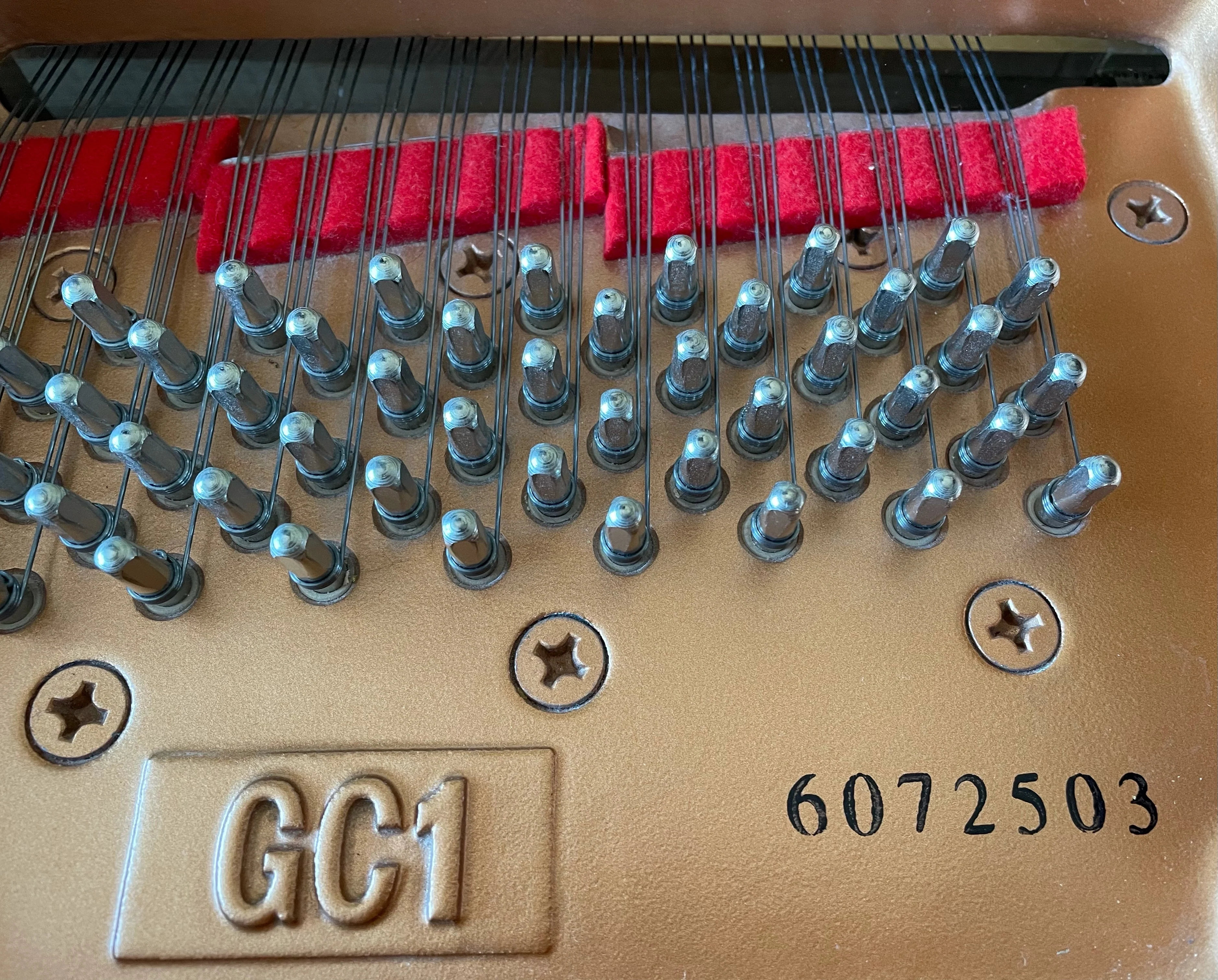 2005 Yamaha Grand Piano GC1 PM | Mahogany - Image 7