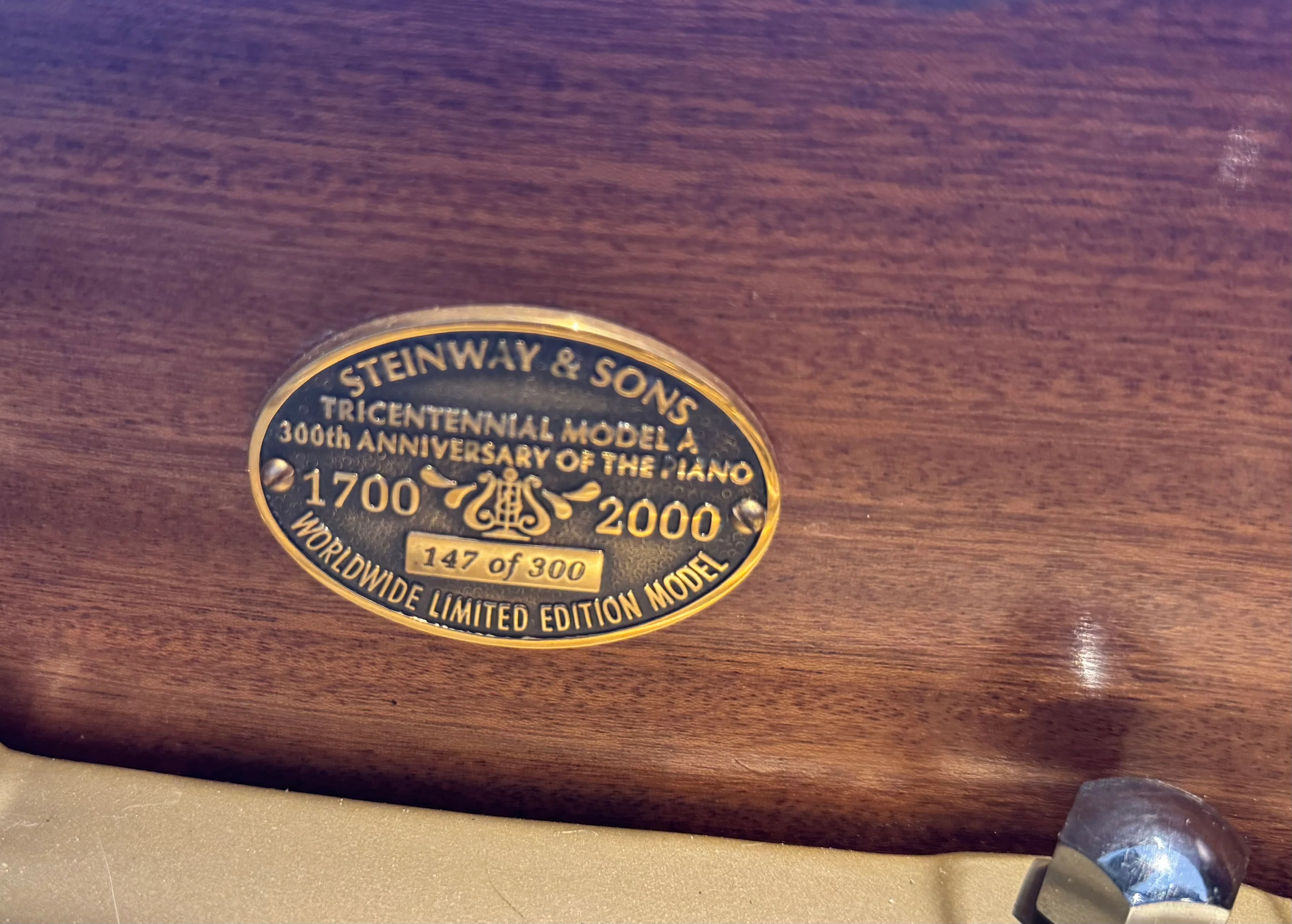 Hamburg Steinway Model A Piano | Dakota Jackson Tricentennial Extremely Limited Edition - Image 8