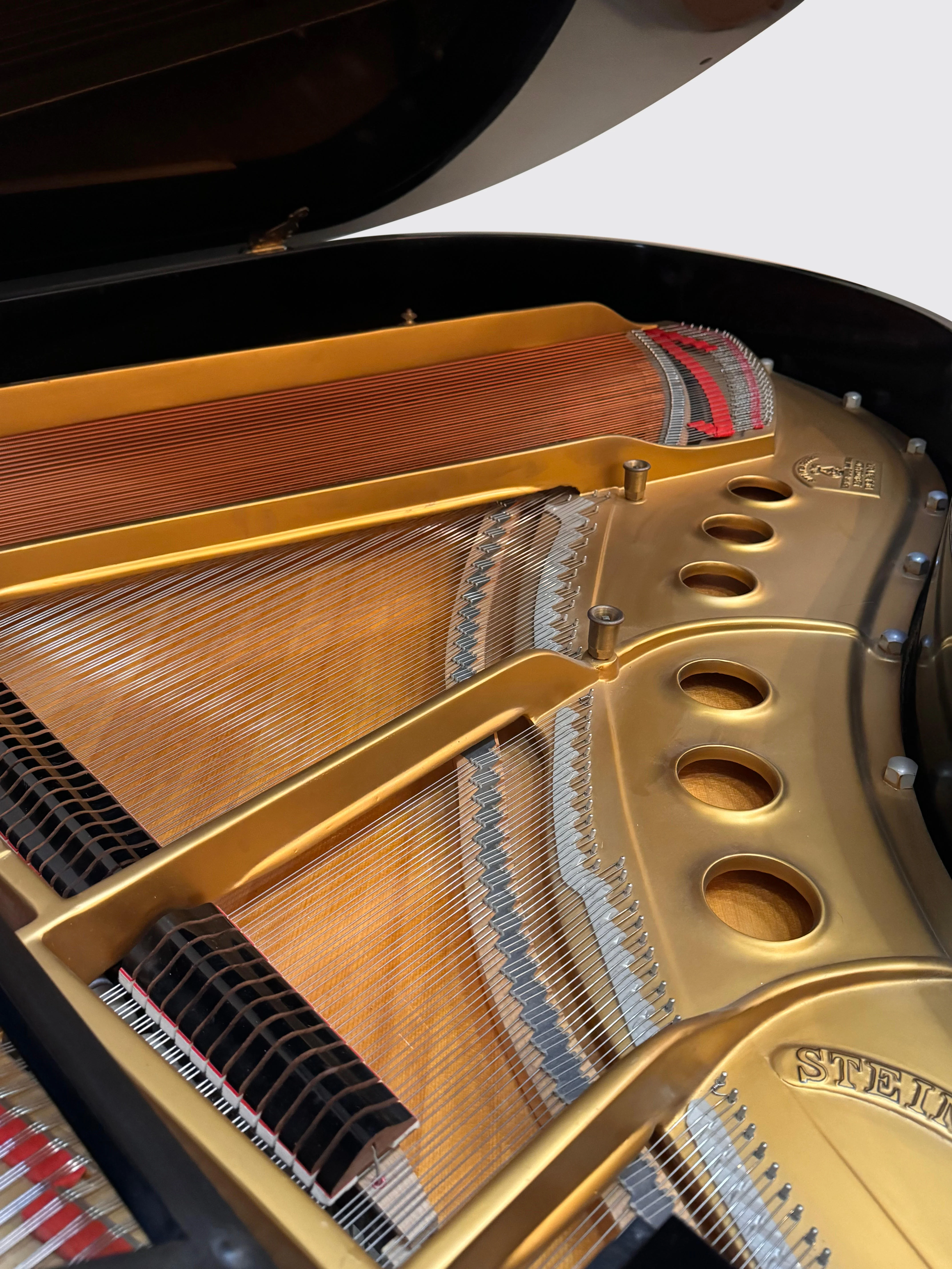 Hamburg Steinway Model M | Ebony | 1960 - Image 4