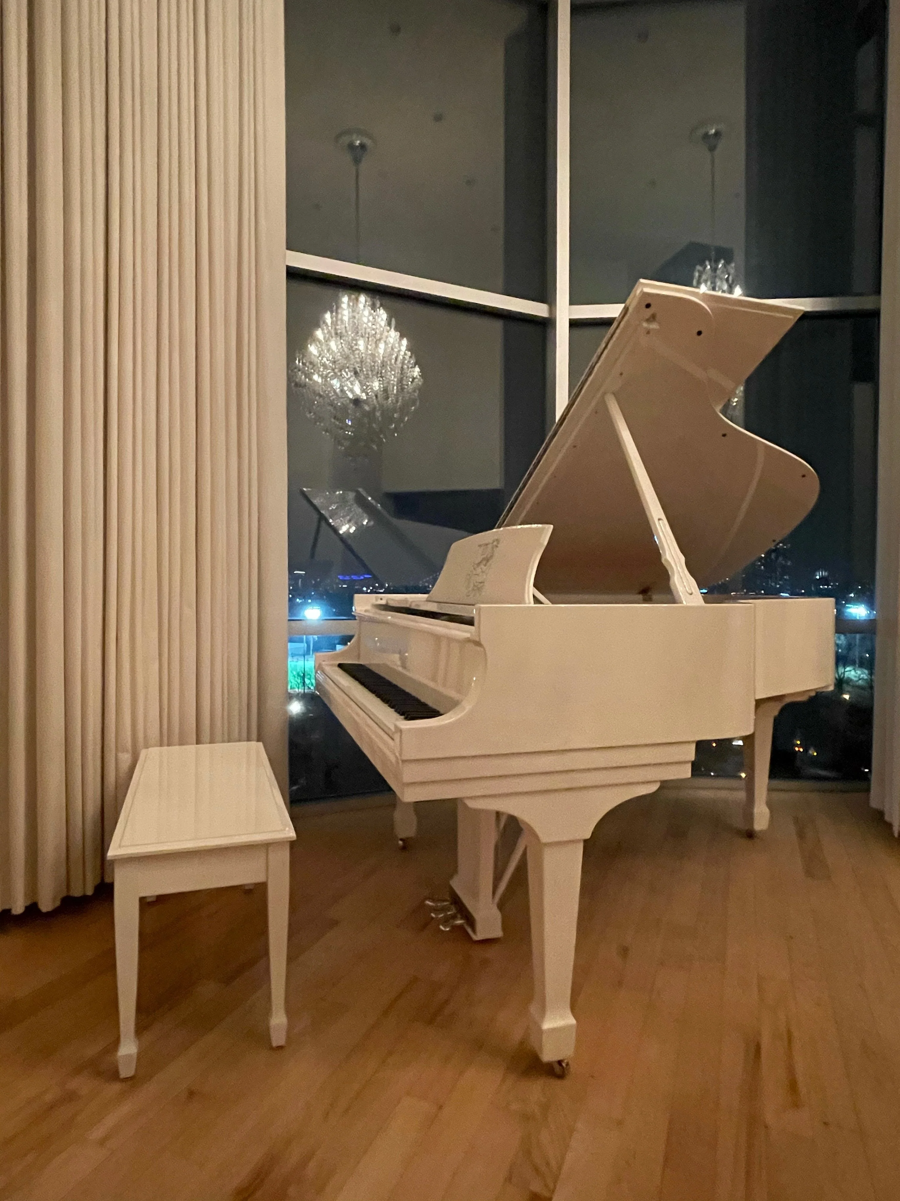 Sterling Silver John Lennon Extremely Limited Edition Steinway Model A in White - Image 11