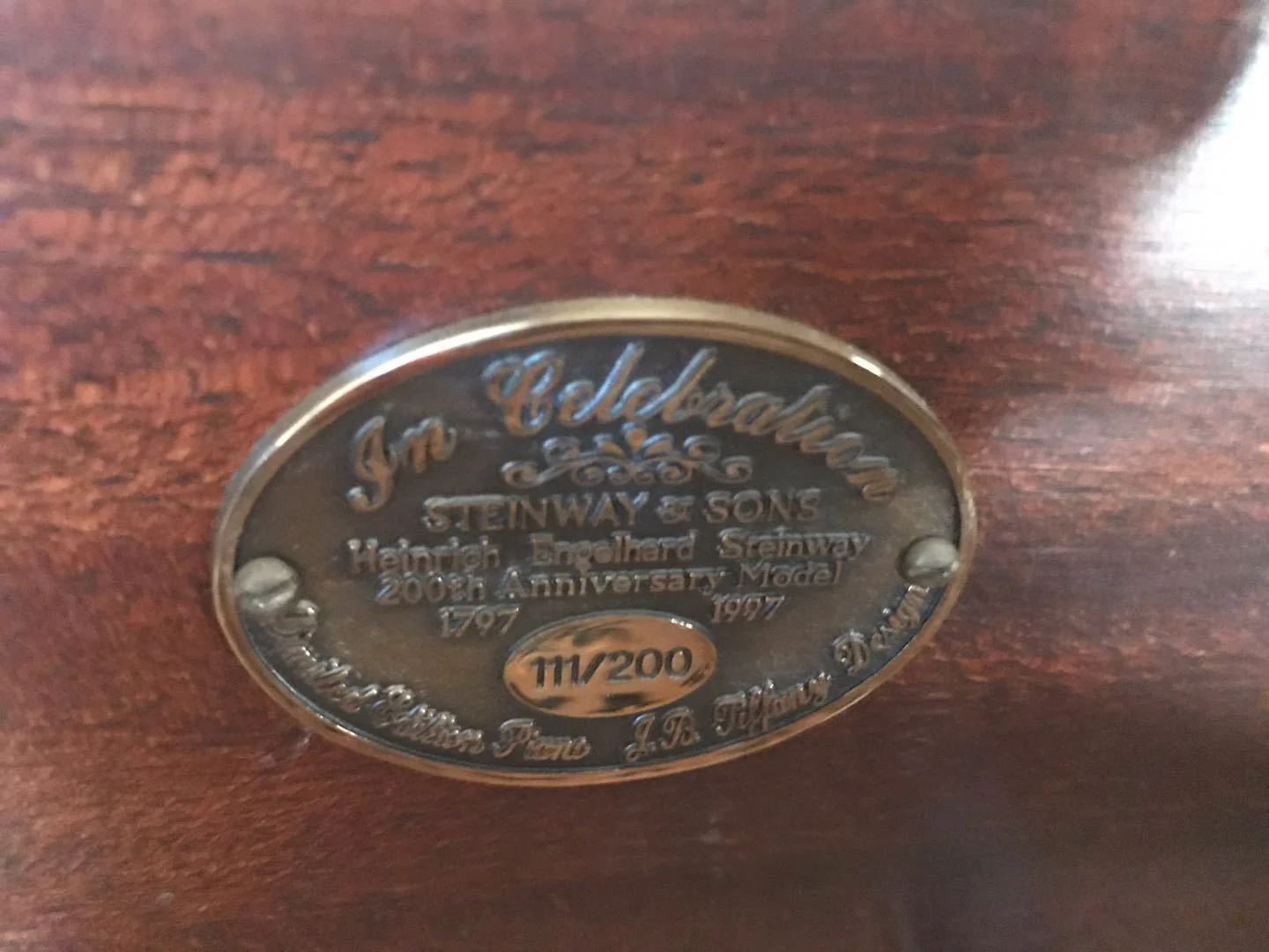 2004 Steinway Model B Grand Piano Anniversary Special Limited Edition (San Francisco,CA) - Image 5