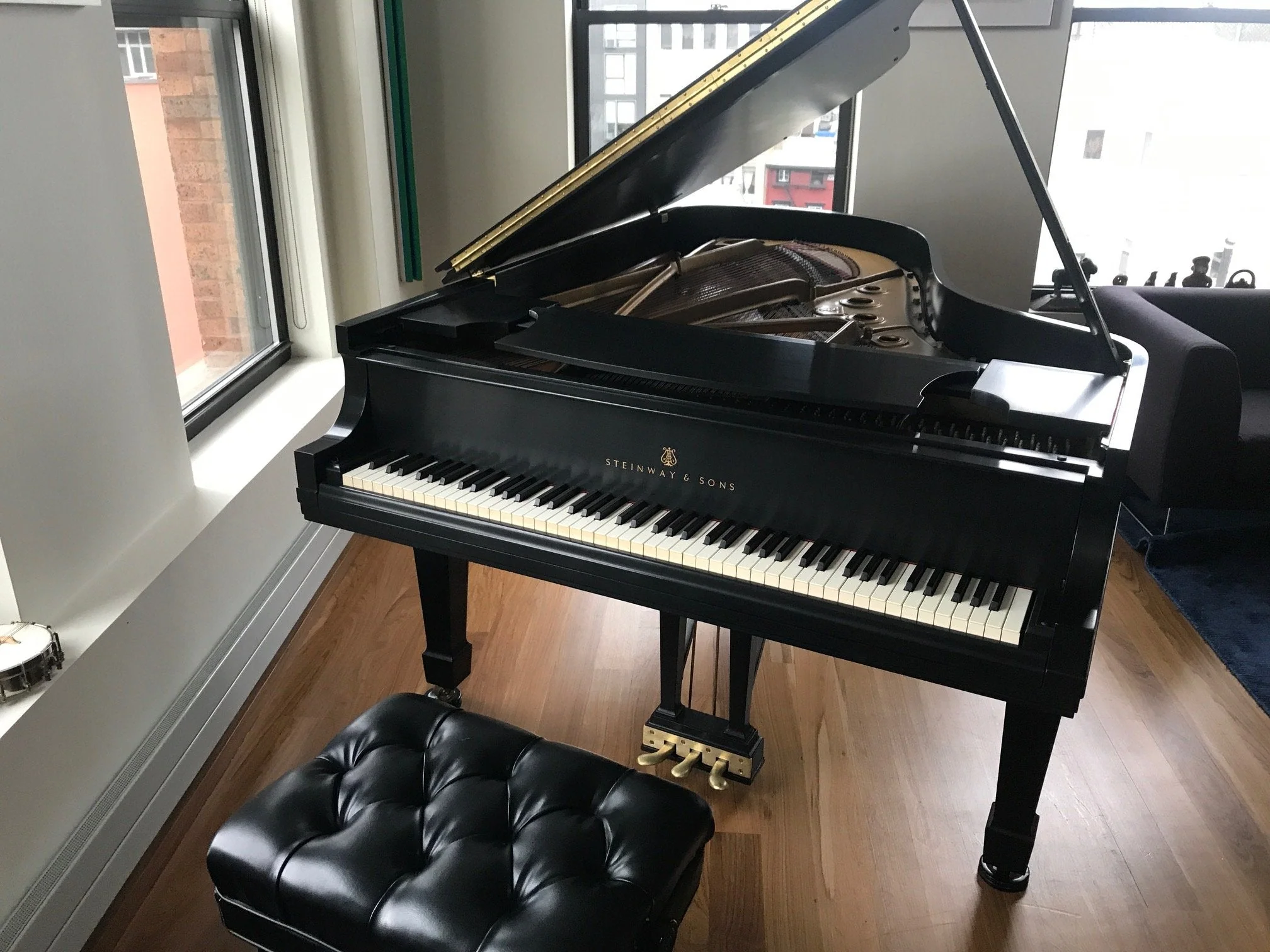Steinway Model B Grand Piano | Ebony - Image 4