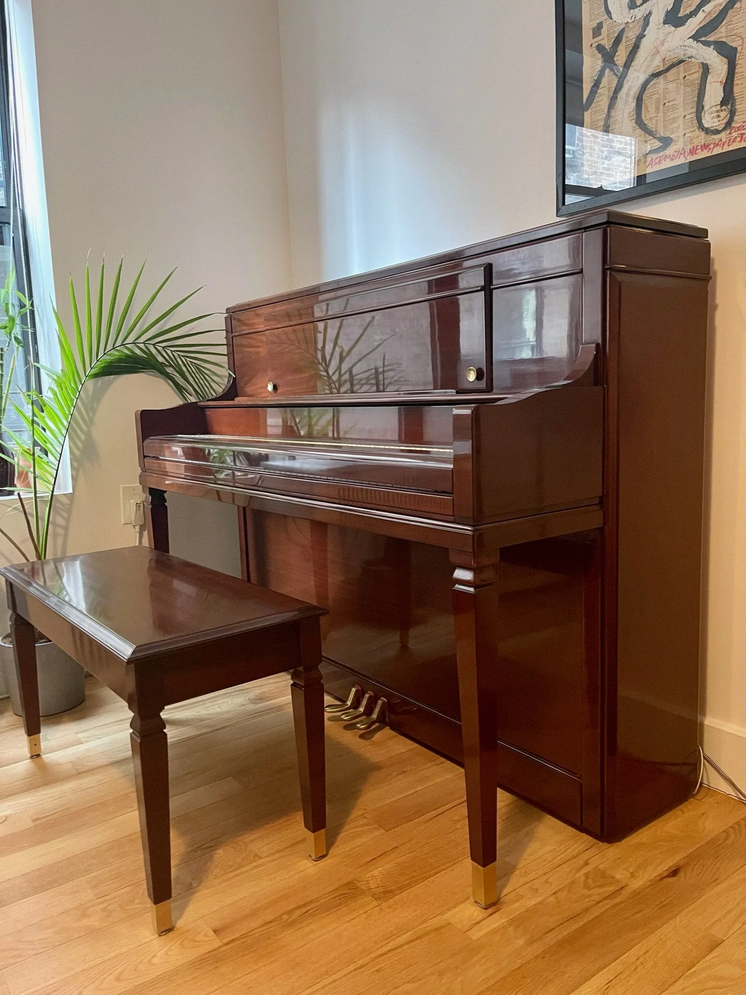 Steinway Upright Piano | Sheraton style | 2003 Limited Anniversary Edition - Image 3